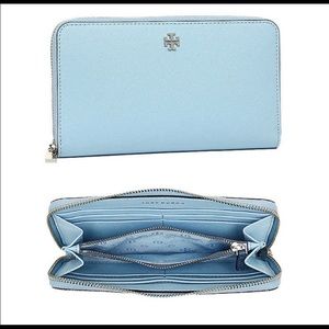 TORY BURCH Light Blue Wallet